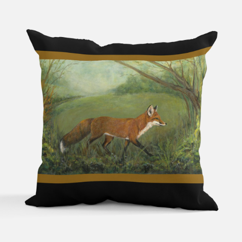 Aiken Fox pillow